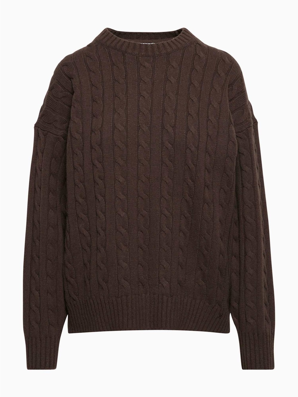 Aritzia Sunday Best Peggy Sweater Wool Rich Mocha Brown - Size 2XS Women’s